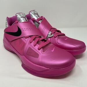 Nike KD 4 Aunt Pearl Basketball Shoes Mens size 10.5 Pink HF9098-600 New NWOT